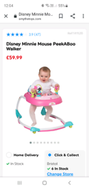 minnie mouse walker uk